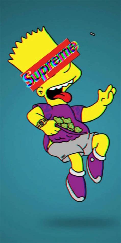 Cool Bart Simpson Supreme Wallpapers Bigbeamng
