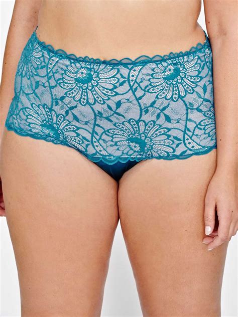Skirted Thong Panty With Scallop Lace Déesse Collection Addition Elle