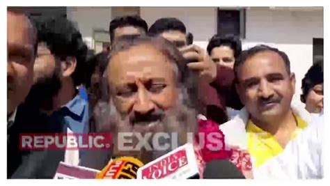 Watch Sri Sri Ravi Shankar Responds To Asaduddin Owaisis Not Neutral