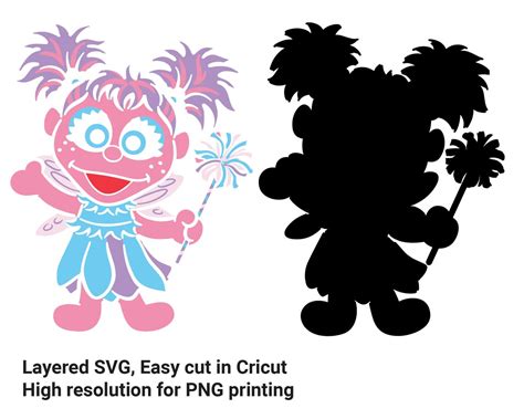 Abby Cadabby 9 Piece Design Bundle Pack SVG PNG Cricut Etsy