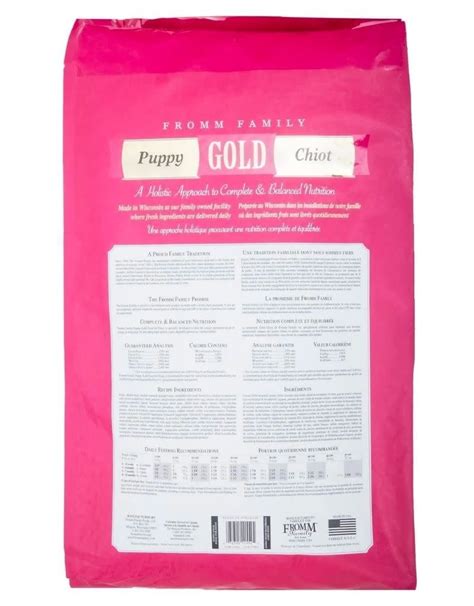Fromm Gold Puppy Dry Dog Food The Fish And Bone