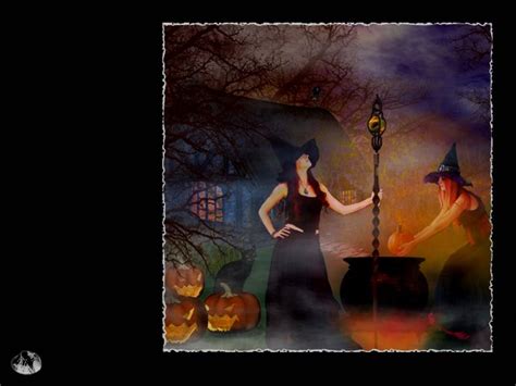 Halloween Witch Wallpaper Wallpapersafari
