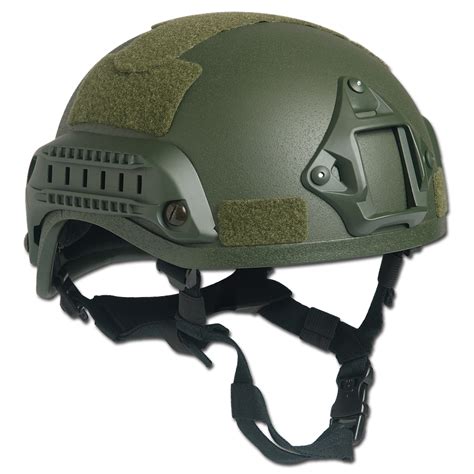 Combat Helmet Mich 2001 Nvg Mountsiderail Olive Combat Helmet Mich