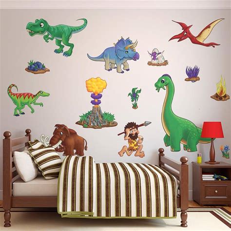 Childrens Dinosaur Wall Stickers Pack Two By The Binary Box