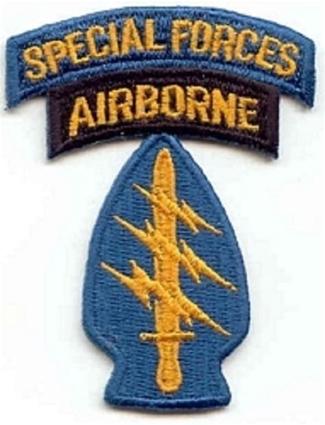 United States Army 5th Special Forces Airborne Military Patch 3 X 2