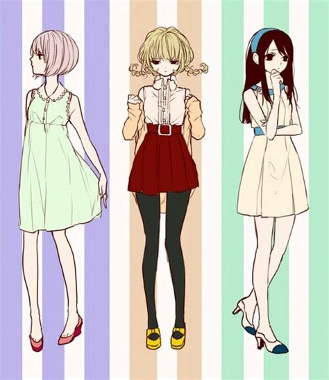 183 Best Anime Fashion Images On Pinterest Anime Art