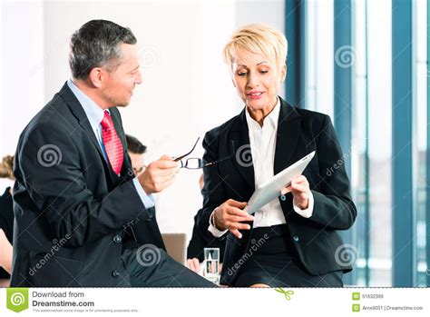 Business Meeting In Office Senior Managers Stock Image Image Of