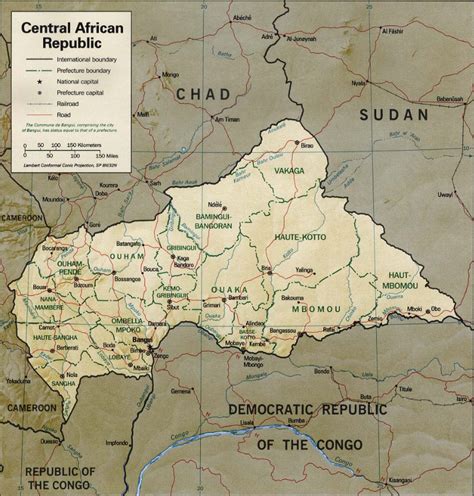 Central African Republic Country Profile Geography Pksoi