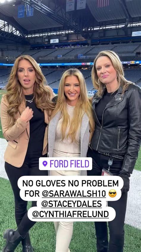 Sara Walsh Cynthia Frelund And Stacey Dales Nfl Network Rhotreporters