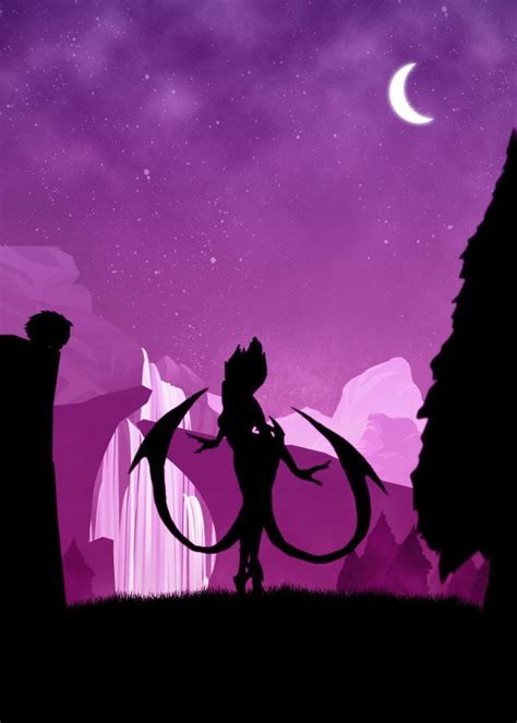 League Of Legends Silhouette Characters Evelynn Displate Artwork By