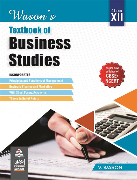 Schand Publishing E Books Wasons Textbook Of Business Studies For