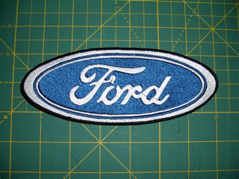 Ford Emblem Embroidered Patch 65x25 Inch New For Jacket Etsy