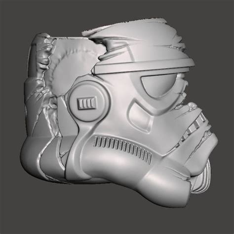 Archivo Stl Mate Stormtrooper Calavera・modelo Para Descargar Y Imprimir