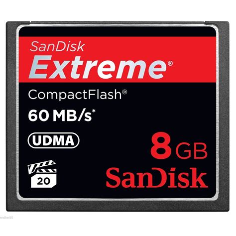 Memory Card Sandisk Extreme Compact Flash Cf Card 8go 16go 32go