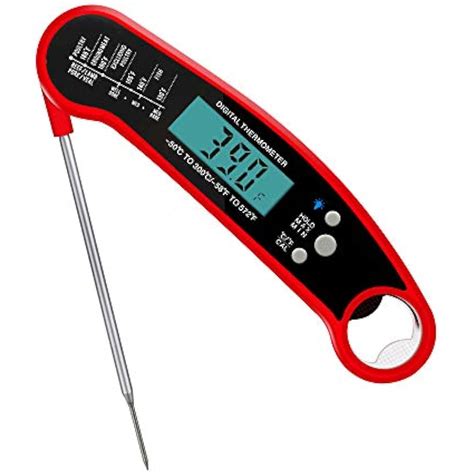Digital Instant Read Meat Thermometer Waterproof Food Cooking Bbq With