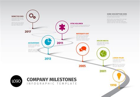 Timeline Template With Icons Creative Other Presentation Software