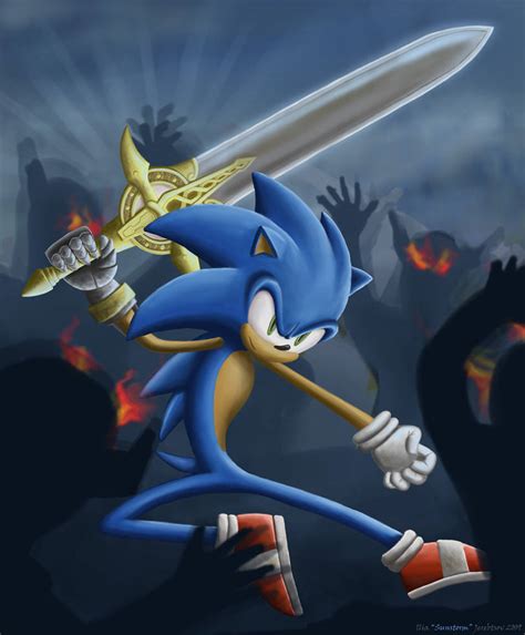 Sonic And The Sword By Sunstorm On Deviantart