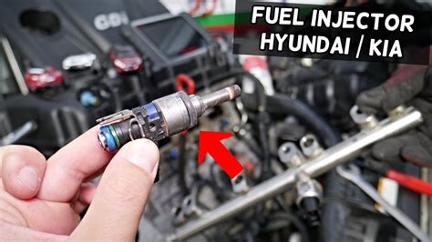 Hyundai Kia 24 Gdi Engine Fuel Injector Replacement Removal Location