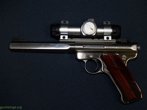 Pistols Ruger Mk3 Targetwith Red Dotss
