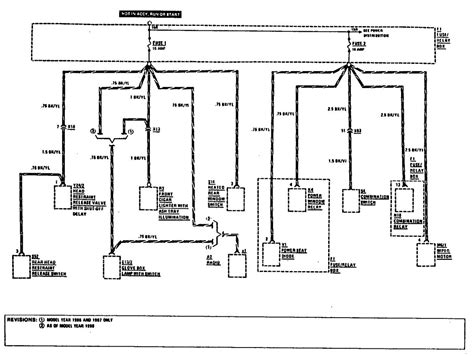 Mb w124 engine management system wiring diagram. Mercedes-Benz 300E (1990 - 1991) - wiring diagrams - fuse ...