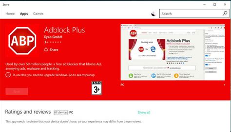 L Extension Adblock Adblock Plus Pour Microsoft Edge Est Disponible