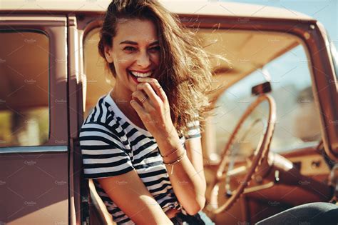 Beautiful Young Woman Laughing High Quality People Images ~ Creative