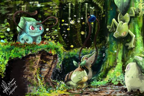 Grass Pokemon Wallpapers Top Free Grass Pokemon Backgrounds