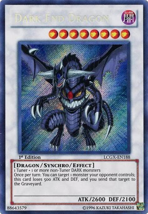 Yugioh Gx Legendary Collection 2 Single Card Secret Rare Dark End