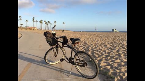 Venice Beach California Bike Ride Marvin Braude Bike Trail Youtube