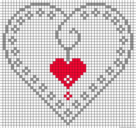 Cross Stitch Heart Love Pattern No Color Chart Available Just Use
