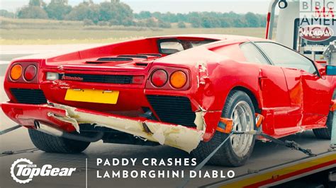 Top Gears Paddy Crashes The Lamborghini Diablo 👿 Sundays At 87c Bbc