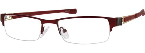 Red Rectangle Glasses 794018 Zenni Optical Eyeglasses Zenni Optical Zenni Zenni Optical