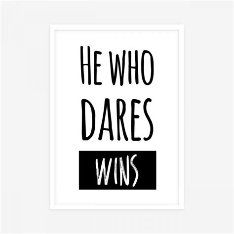 He Who Dares Wins Poster Za Zid Dilemma Posters