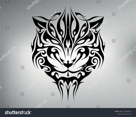 Sketch Tribal Tiger Tattoo Vector Drawing Stock Vector Royalty Free