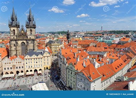 Old Town Square Prague Czech Republic Stock Image Image Of