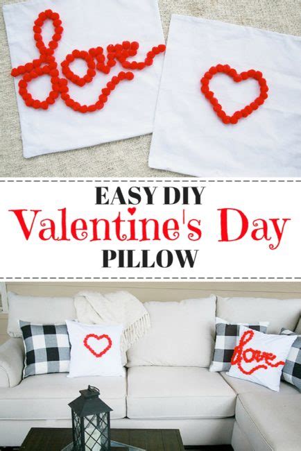 Diy Valentines Day Pillows Savvy Sassy Moms