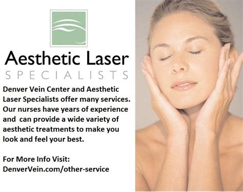 Aesthetic Laser Vein Center Veins Specialist Denver Nurse Laser