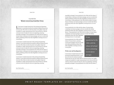 Self Publishing Book Templates For Ms Word Noredhm