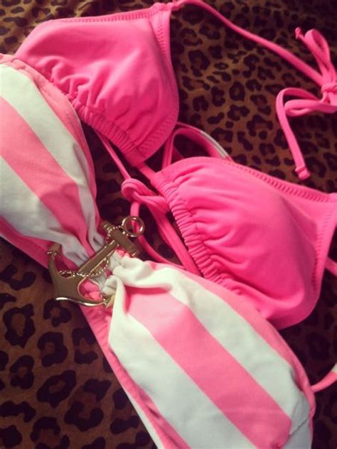 hot pink bikinis bikini glam pinterest