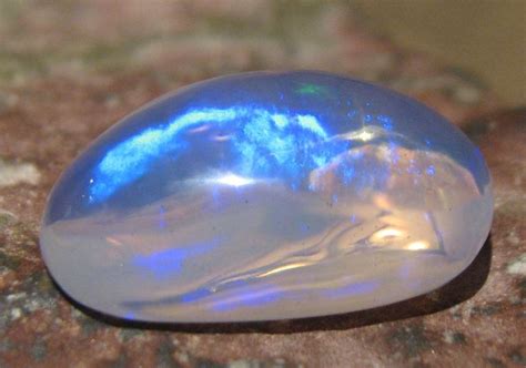 Natural Ethiopian Welo Crystal Clear Opal Bright Blue Fire 61 Carat