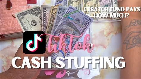 Tik Tok Cash Envelope Stuffing Sinking Funds July Tiktok Creator Fund Ohmyfrobudgets