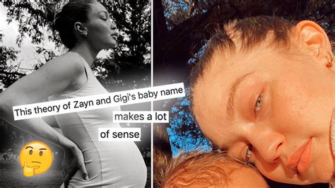 Fans of gigi hadid and zayn malik have spent the last few months living for glimpses of their baby girl. Gigi Hadid & Zayn Malik's Baby Name Theories Revealed ...