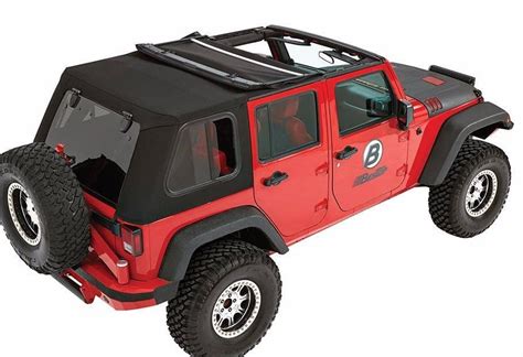 Bestop Trektop Pro Soft Top For 07 16 Jeep Wrangler Unlimited 4 Door