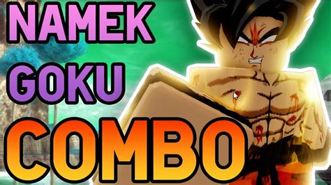 Namek Goku Combos Aba Roblox Youtube