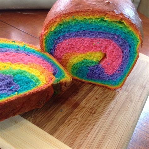 Rainbow Bread Recipe Rainbow Bread Bread Recipes