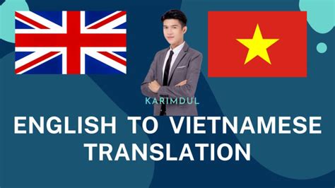 Translate Words From English Into Vietnamese By Karimdul Fiverr