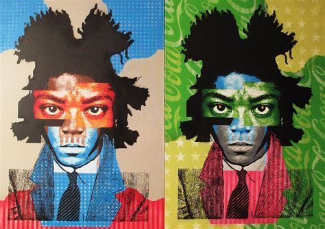 Orticanoodles In Memory Of Jean Michel Basquiat Stencil On Canvas