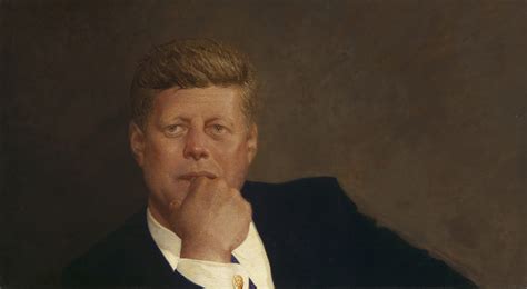 An Iconic Jfk Portrait — On Loan From The Mfa — Now Hangs Inside Biden
