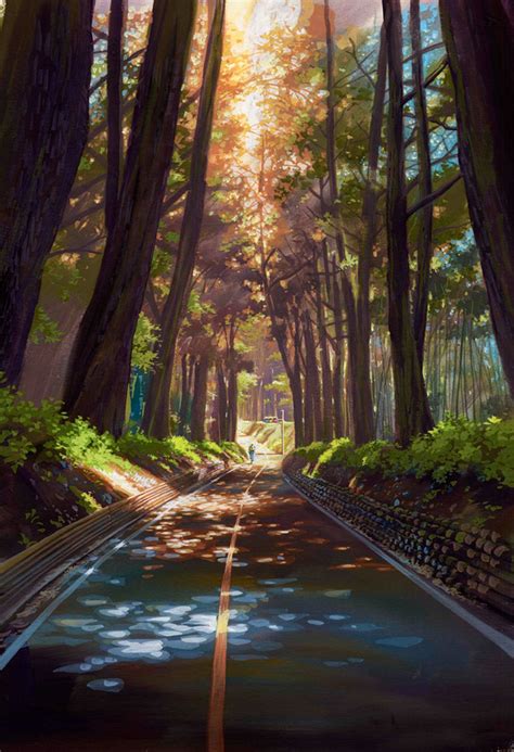 The Art Of Animation Anime Pinterest Caminos Paisajes Y