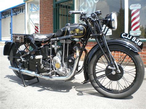 Sunbeam 9c Twin Port 600 1935 Rare Classic Collectors Motorcycle Historic